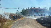 Lüleburgaz Kırıkköy’de korkutan yangın kontrol altına alındı