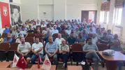 Aydınlı çiftçilere ilaçlama eğitimi