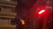 Didim’de gece yarısı apartman dairesinde korkutan yangın