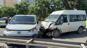 Samsun'da zincirleme kaza Hamile kadın ve iki kişi hastanelik oldu