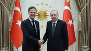 Erdoğan ve Rutte Beştepe’de bir araya geldi