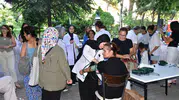 Balıkesir Üniversitesi öğrencilerden sahada ücretsiz sağlık desteği