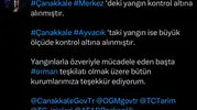 Çanakkale’de orman yangınları korkuttu