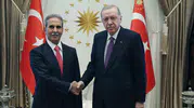 Erdoğan Irak yargı lideri Zeydan ile bir araya geldi