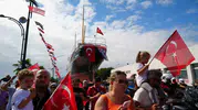 Bandırma Vapuru yeni konumuna mehter marşlarıyla taşındı