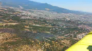 Bornova ormanlarında korkutan yangın söndürüldü