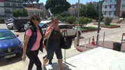 Polise direnen kadın adliye yolunda sessizliğe büründü