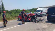 Erdek yolunda feci kaza 1 can kaybı