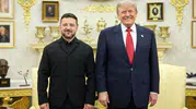 Trump ve Zelenskiy Beyaz Saray'da masaya oturdu