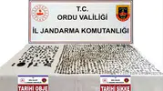 Ordu merkezli operasyonda binden fazla tarihi sikke yakalandı