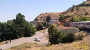 Elazığ’da hemzemin geçit kazası kamerada