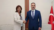 Hakan Fidan Kıbrıs Temsilcisi Cuellar ile Ankara'da görüştü