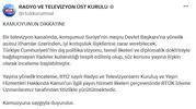 RTÜK Suriye liderini hedef alan yayın için harekete geçti