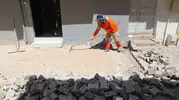Haliliye sokaklarında ulaşım konforunu artırmak için parke seferberliği