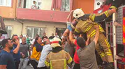 Bursa'da bir dairede çıkan yangın korku dolu anlar yaşattı