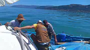 Eğirdir Gölü’nde kaçak balıkçılığa karşı denetim mesaisi