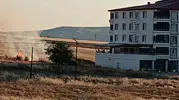 Palu'da hasat zamanı korkutan yangın