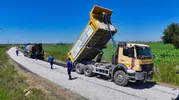 Tavas yolunda 14 kilometrelik asfalt yenileme hamlesi başladı