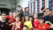 Minik güreşçiler 2036 olimpiyatları için mindere çıktı