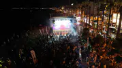 Marmaris sahillerinde iki gün süren dev müzik şöleni