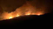Milas ormanlarında gece mesaisi başladı