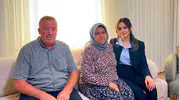Kıbrıscık Kaymakamı şehit ailesine ev ziyareti yaptı