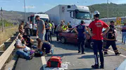 Pamukova yolunda feci kaza 7 kişi hastaneye kaldırıldı