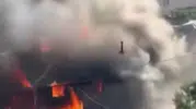 Kahramanmaraş'ta bir evde yangın paniği yaşandı