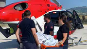 Tokat'ta kritik hasta için gökyüzünde seferberlik