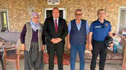 Şuhut Kaymakamı şehit babasının kapısını çaldı