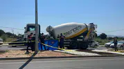 Aydın'da beton mikseri dehşeti