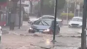 Sinop Türkeli’de şiddetli yağış hayatı felç etti