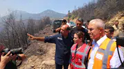 Alanya'daki orman yangınında kritik aşama