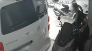 İzmir'de motosiklet hırsızına kamera engeli