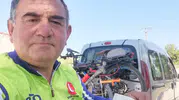 Yolda bisiklet sürerken otomobil çarpan 61 yaşındaki Semih Özer hayatını kaybetti
