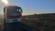 Susurluk arazilerinde korkutan yangın büyümeden söndürüldü