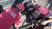 Ordu’da otomobilin altına saklanan kedi kurtarma operasyonu