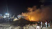 Tekirdağ'da bir çiftliği alevler yuttu