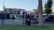 Adıyaman trafiğinde korkuluk inadı