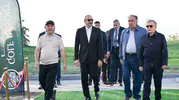 Orta Asya liderleri Kırgızistan'da golf sahası açtı