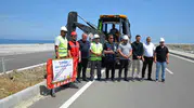 Türkeli sahil yolu artık gece ışıl ışıl olacak