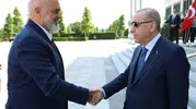 Erdoğan ve Rama NATO Zirvesi kapsamında görüştü