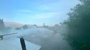 Antalya’da yemek yaparken çıkan kıvılcımlar evi kül etti