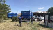 Yatağan yol kenarlarındaki hurda yığınına zabıta müdahalesi