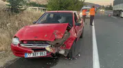Baskil yolunda iki otomobilin karıştığı kazada 5 kişi yaralandı