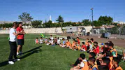 Karamanlı minikler yaz tatilini sahada değerlendiriyor