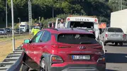 Bolu Dağı Tüneli girişinde trafik kazası 2 yaralı