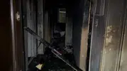 Hopa'da sönmeyen yangın korkuttu