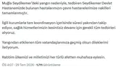 Seydikemer'de yangın paniği Devlet hastanesi tahliye edildi