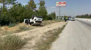Konya yolunda TIR lastiği dehşeti 8 kişi yaralandı